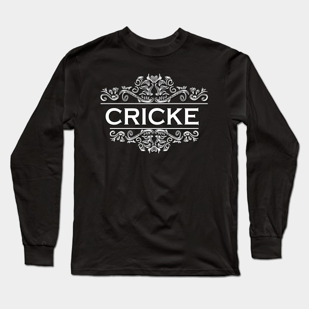 Sports Cricket Long Sleeve T-Shirt by Shop Ovov